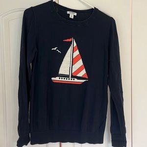 Navy nautical sweater